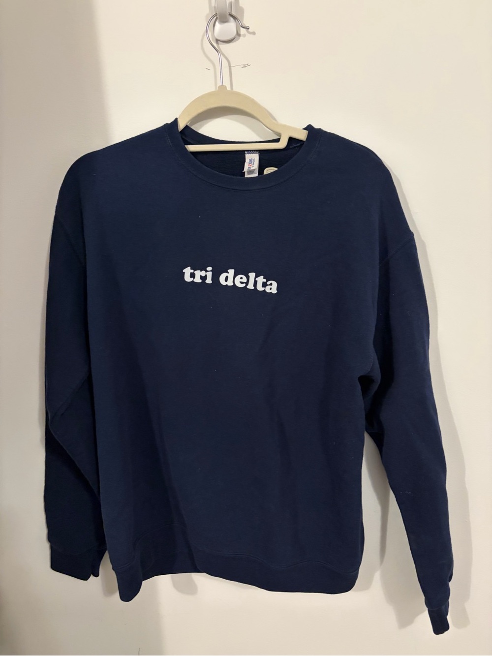 Tri Delta Navy Crewneck Sweatshirt